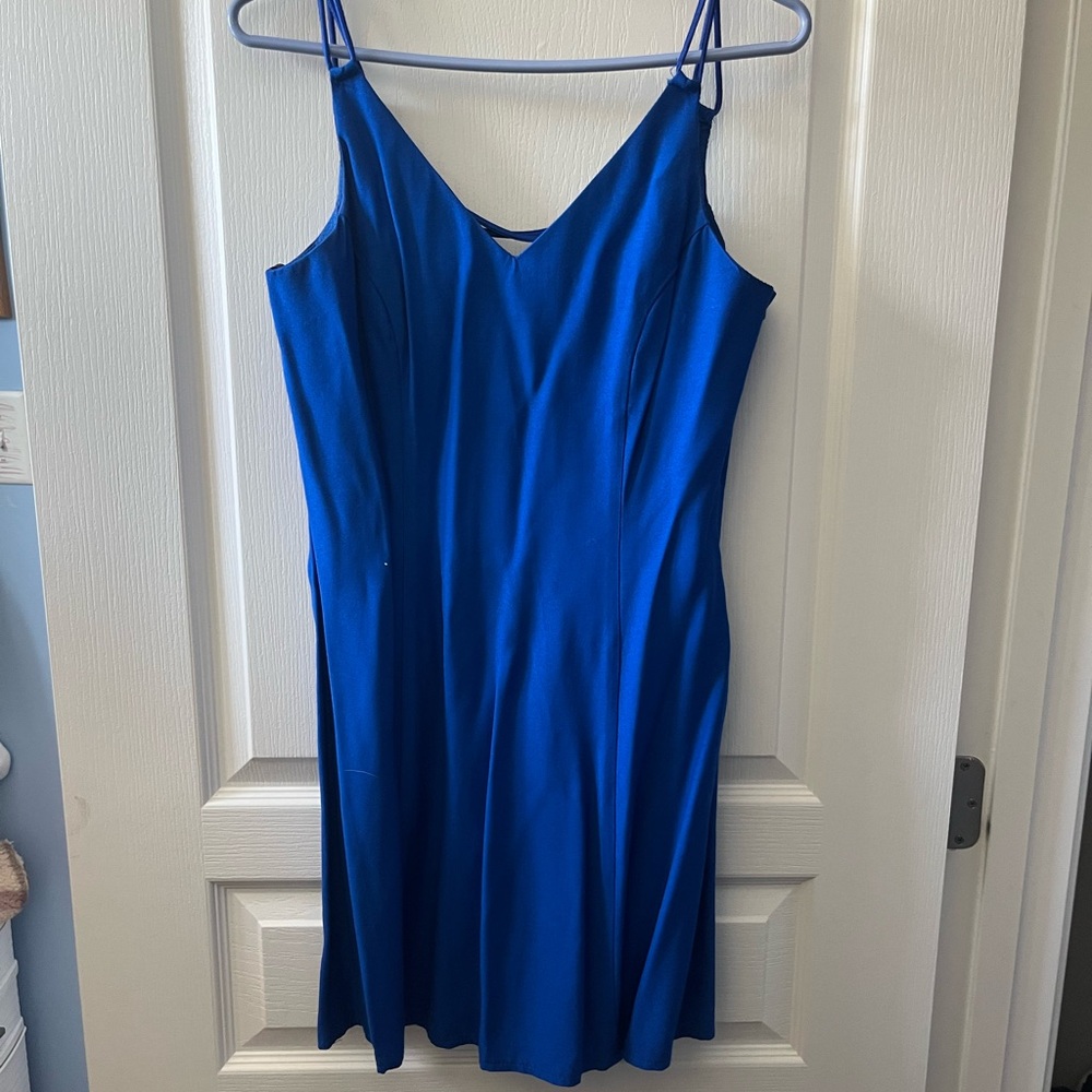 Beautiful, elegant royal blue dress